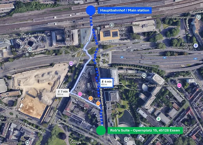 Rob's - Zentrale Design-suite Am Opernplatz, 2 Zimmer, 2 Baeder Und Top-ausstattung Lejlighed Essen