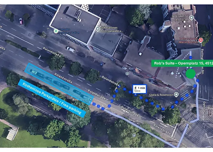 Rob's - Zentrale Design-suite Am Opernplatz, 2 Zimmer, 2 Baeder Und Top-ausstattung 公寓 埃森