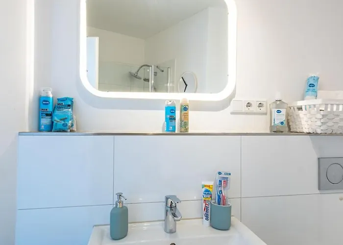 公寓 Rob's - Zentrale Design-suite Am Opernplatz, 2 Zimmer, 2 Baeder Und Top-ausstattung 埃森