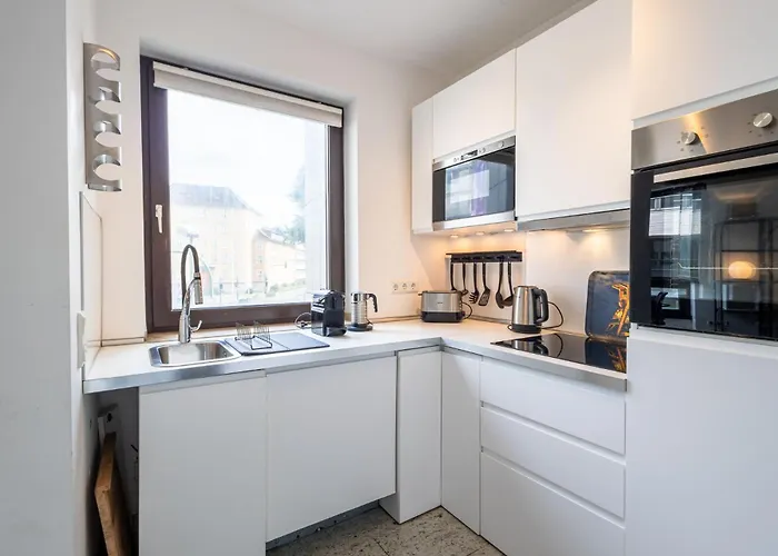 Rob's - Zentrale Design-suite Am Opernplatz, 2 Zimmer, 2 Baeder Und Top-ausstattung * 埃森